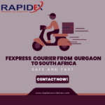 FExpress Courier from Gurgaon to South Africa through Rapidex: Effortless International Shipping