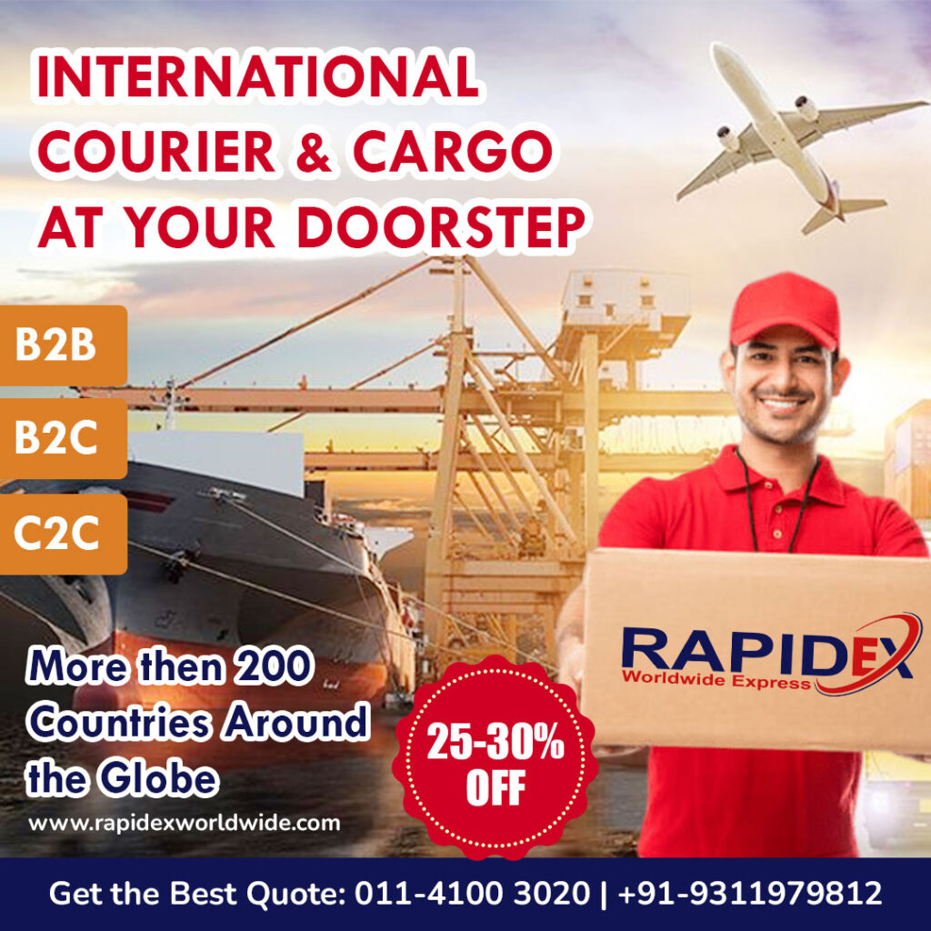 Global Connectivity with Rapidex Courier: International Courier Service from Noida to Dubai