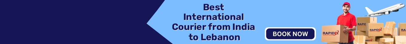 International Courier from India to Lebanon | Fast & Reliable Shipping