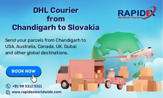 DHL Courier from Chandigarh to Slovakia | Free Pickup & Fast Delivery