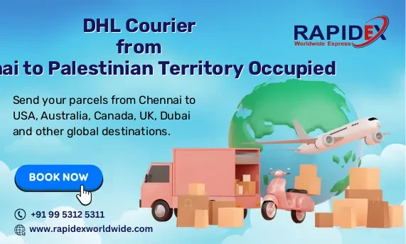 DHL Courier from Chennai to Palestinian Territory Occupied | Free Pickup & Fast Delivery