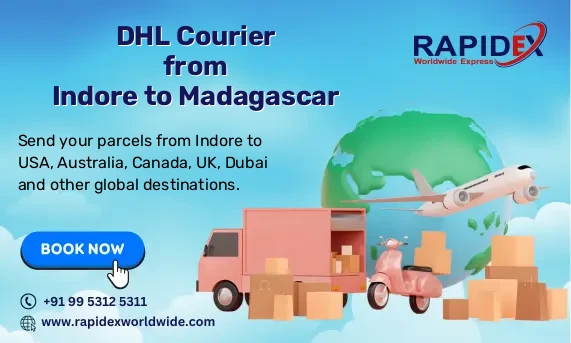 DHL Courier from Indore to Madagascar | Free Pickup & Fast Delivery