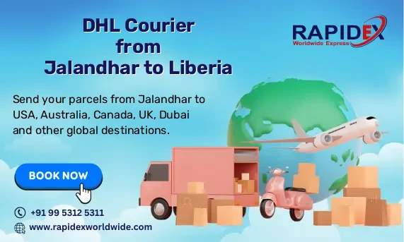 DHL Courier from Jalandhar to Liberia | Free Pickup & Fast Delivery