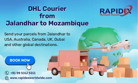 DHL Courier from Jalandhar to Mozambique | Free Pickup & Fast Delivery