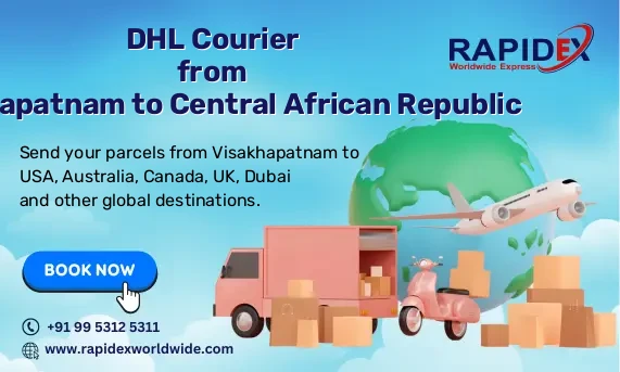 DHL Courier from Visakhapatnam to Central African Republic | Free Pickup & Fast Delivery