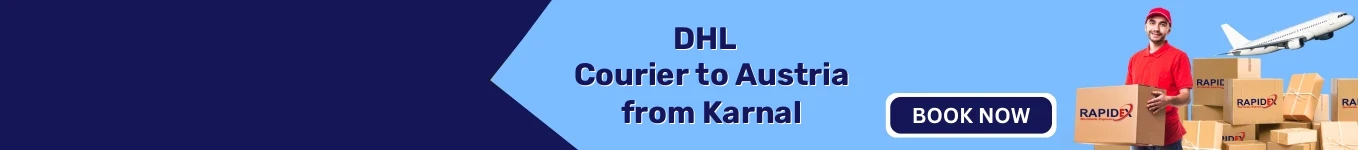 DHL Courier to Austria from Karnal | Free Pickup & Fast Delivery