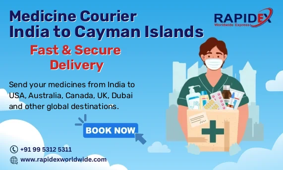 Medicine Courier from India to Cayman Islands | Fast & Secure Delivery