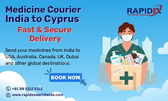 Medicine Courier from India to Cyprus | Fast & Secure Delivery