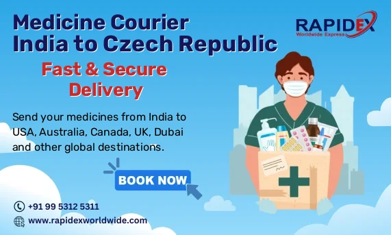 Medicine Courier from India to Czech Republic | Fast & Secure Delivery