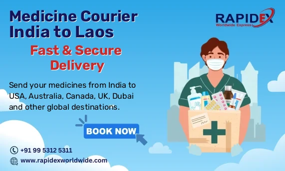 Medicine Courier from India to Laos | Fast & Secure Delivery