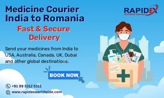 Medicine Courier from India to Romania | Fast & Secure Delivery