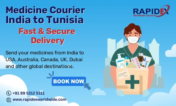 Medicine Courier from India to Tunisia | Fast & Secure Delivery