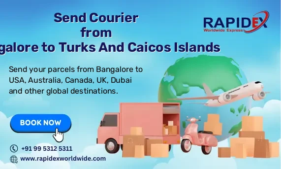 Courier from Bangalore to Turks And Caicos Islands | Free Pickup & Fast Delivery