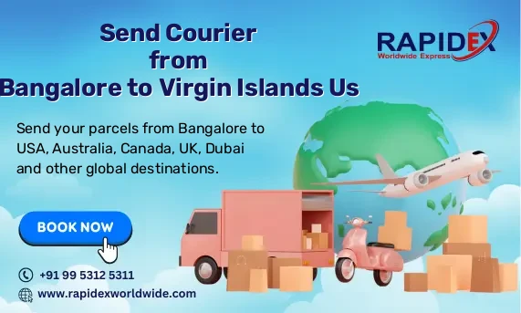 Courier from Bangalore to Virgin Islands Us | Free Pickup & Fast Delivery