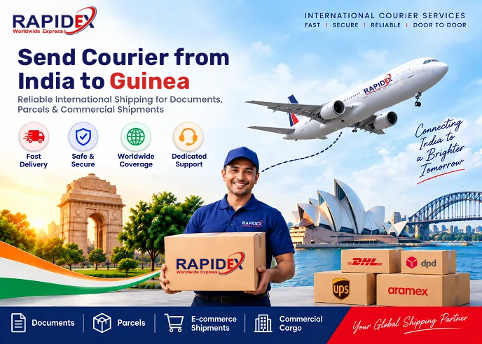 Send Courier from India to Guinea