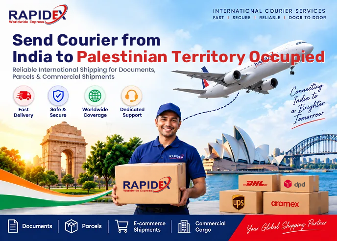 Send Courier from India to Palestinian Territory Occupied