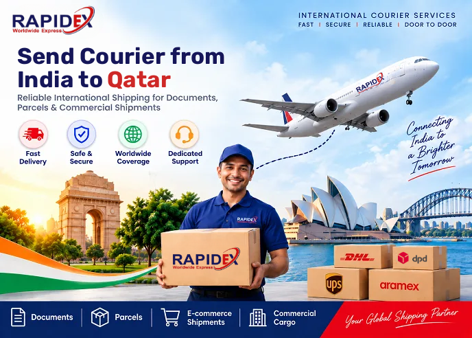 Send Courier from India to Qatar