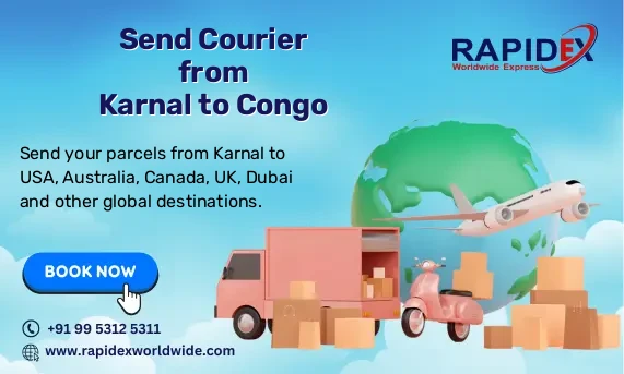 Courier from Karnal to Congo | Free Pickup & Fast Delivery