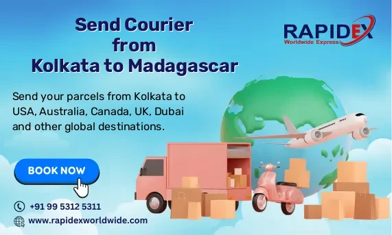 Courier from Kolkata to Madagascar | Free Pickup & Fast Delivery