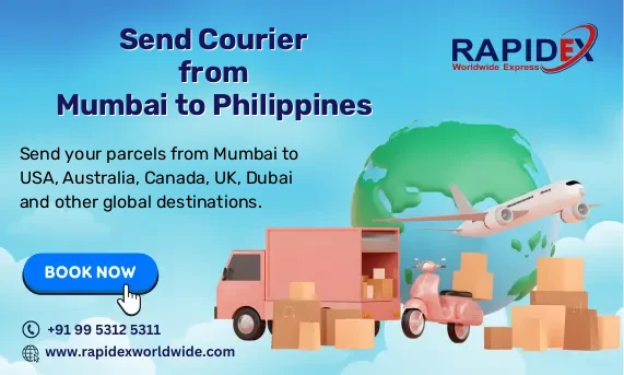 Courier from Mumbai to Philippines | Free Pickup & Fast Delivery