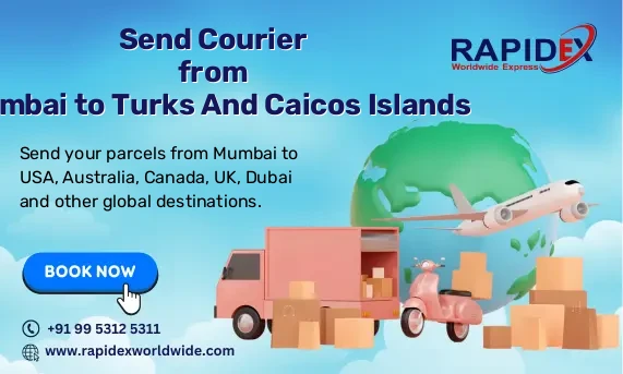 Courier from Mumbai to Turks And Caicos Islands | Free Pickup & Fast Delivery