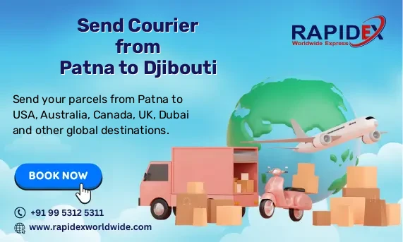 Courier from Patna to Djibouti | Free Pickup & Fast Delivery