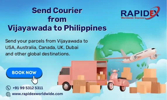 Courier from Vijayawada to Philippines | Free Pickup & Fast Delivery