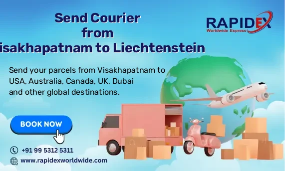 Courier from Visakhapatnam to Liechtenstein | Free Pickup & Fast Delivery