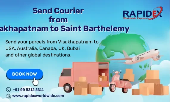 Courier from Visakhapatnam to Saint Barthelemy | Free Pickup & Fast Delivery