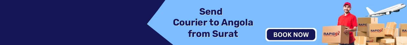 Courier to Angola from Surat | Free Pickup & Fast Delivery