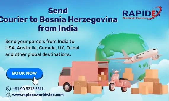 Send Courier to Bosnia Herzegovina from India | Fast & Affordable Rates