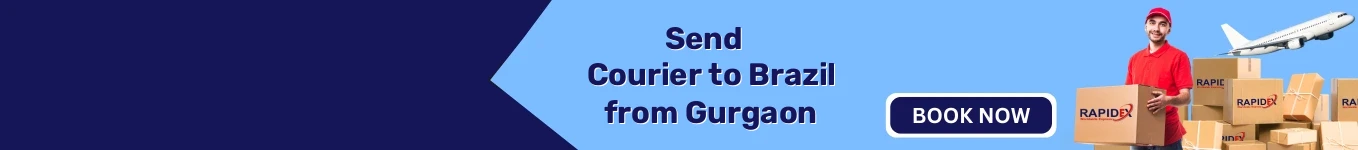 Courier to Brazil from Gurgaon | Free Pickup & Fast Delivery