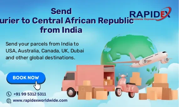 Send Courier to Central African Republic from India | Fast & Affordable Rates