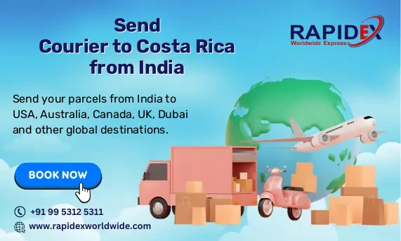 Send Courier to Costa Rica from India | Fast & Affordable Rates