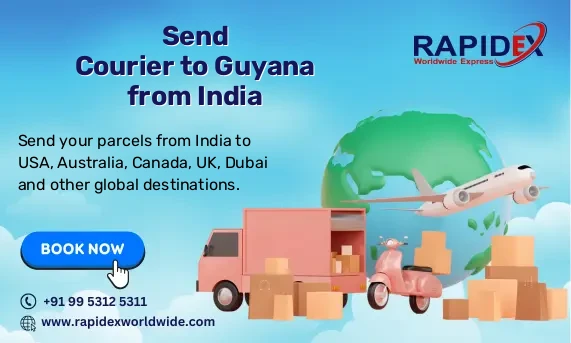 Send Courier to Guyana from India | Fast & Affordable Rates