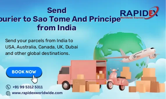 Send Courier to Sao Tome And Principe from India | Fast & Affordable Rates