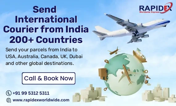 Send International Courier from India to 200+ Countries Worldwide